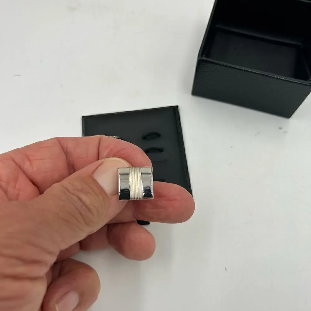 Men’s SFA  brand, sterling, silver premium cufflinks